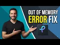 Pixlr Out Of Memory Error Fix Easy Step-By-Step Guide