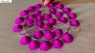 Diwali Rangoli Design 2026 ✨| Easy & Beautiful Diwali Rangoli | Simple Rangoli Design 🌸Ranu Art
