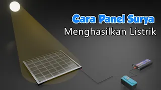 cara kerja panel surya