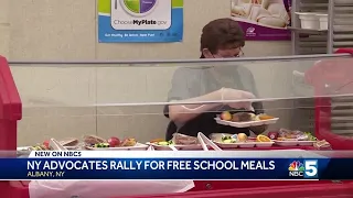 Advocates rally for universal free school meals in Albany