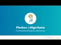 Flexbox for beginners align-items