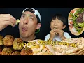 MEDITERRANEAN MUKBANG - Trying Modern Mediterranean Food