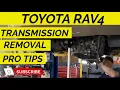 Guia paso a paso para quitar la transmision de un Toyota RAV4