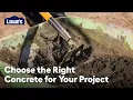 How to Choose the Right Concrete for Your Project Guide