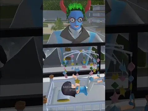 Bayi Mio Terancam! Yuta Taklukkan Monster Raksasa😱 #sakuraschoolsimulator 