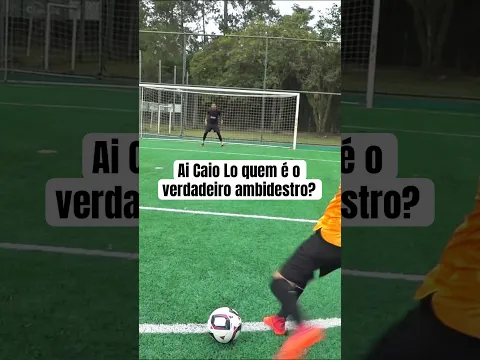 Ai Caio Lo quem é o verdadeiro ambidestro! #Banheiristas #freekick #fy #soccer #futebol