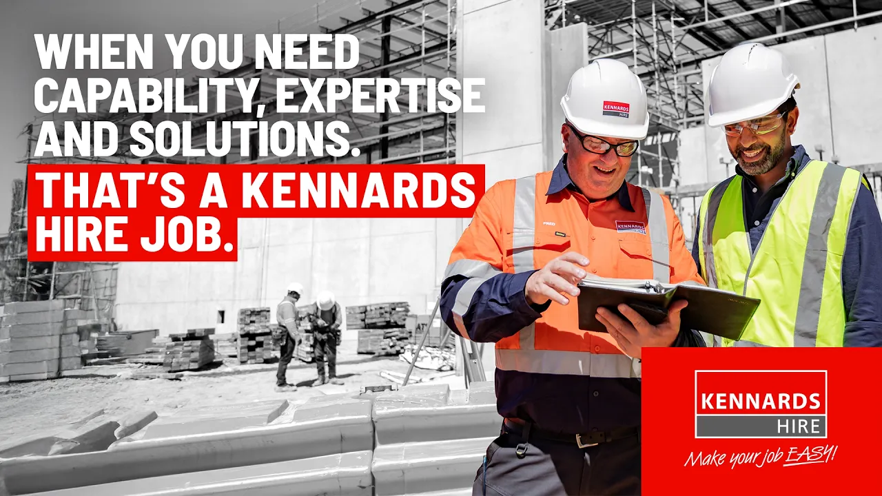Kennards Hire — Kennards Hire: Solutions for Major Projects (YouTube video ad)