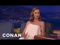 Emily Blunt Seeks To Understand Testicle Pain CONAN on TBS