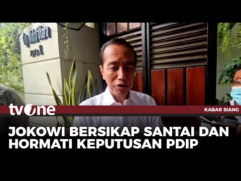 Joko Widodo Tanggapi Pemecatan Dirinya dari PDIP