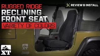 Jeep Wrangler Rugged Ridge Reclining Front Seat (1987-2002 YJ, TJ) Review & Install
