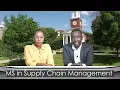 ISP Spotlight Show Delving into MS Supply Chain Management at The University of Kentucky