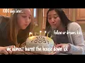 we made a cake for our 1000 day snapstreak