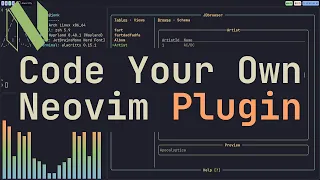 Code Your Own Neovim Plugin Tutorial