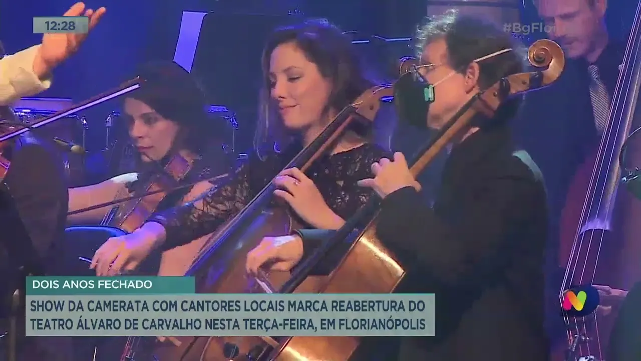 Show da Camerata com cantores locais marca reabertura do Teatro Álvaro de Carvalho