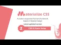 How to use materialize css Basic setup through cdn downloaded files