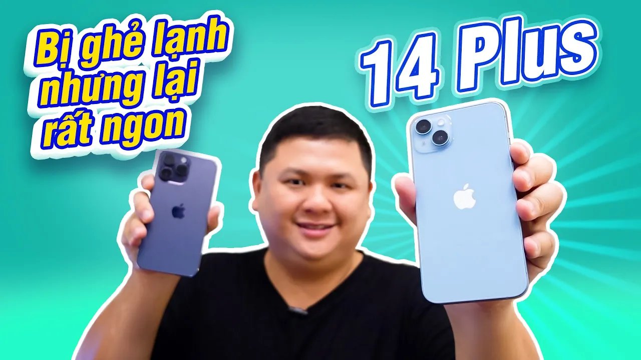 Thức đêm mua iPhone 14 Plus: màn to, máy nhẹ, cầm đã hơn Pro Max