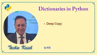 Deep copy function with Dictionary in Python