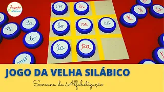 JOGO DA VELHA SILÁBICO ( 3 Atividades de Formação de Palavras ) - Fazendo Leitura -