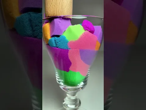 Very Satisfying and Relaxing, Kinetic Sand ASMR, Drop and squish