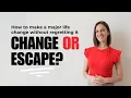 How to make a major life change without regretting it - MTC Ep 12