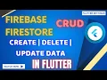 Firebase Firestore CRUD Create Update Delete data from firestore