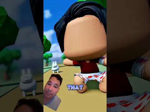 IS THAT A GUBBY?! ( Roblox Animation )#greenscreen #roblox #shorts #funny by