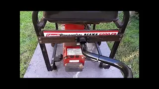 Predator Wheel Kit on Coleman Generator