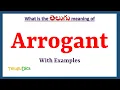 Arrogant Meaning in Telugu Arrogant in Telugu Arrogant in Telugu Dictionary