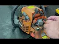 Echo Chainsaw CS-590 Installing Carb Kit and Get Running Again