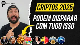 CRIPTOS podem fazer MILIONÁRIOS EM 2025