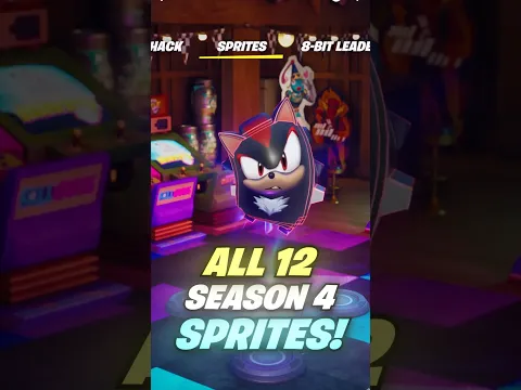ALL SPRITES in Fortnite SEASON 4 OVERRIDE!