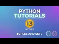 Lecture 13 Tuples sets