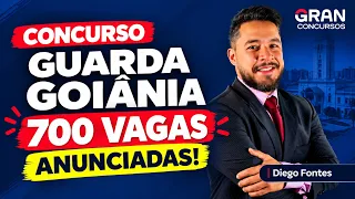 Concurso Guarda Goiânia GO 2026: Anunciado com 200 vagas + 500 CR!