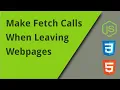 Using Navigator sendBeacon