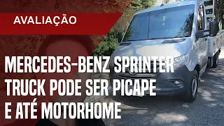 Mercedes-Benz Sprinter Truck pode ser picape e até motorhome