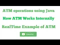 ATM program using java Simple ATM operations using java