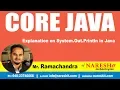 Core Java Tutorials Explanation on System Out Println in Java Mr Ramchandra