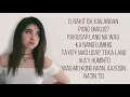 (Lyrics) Kahit Ayaw Mo Na | Aiana Juarez cover