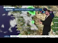 ABC 10News Pinpoint Weather with Max Goldwasser Snow shower chances added to wet Monday forecast