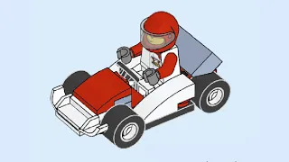 LEGO 952005 Instructions | City | Go-Kart and Driver | Magazine Gift