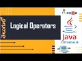 1 10 7 Boolean logical operators in java TELUGU tutorial