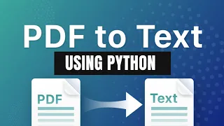 Convert Pdf file to text using python Python mini projects