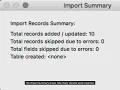 Import into new Filemaker file