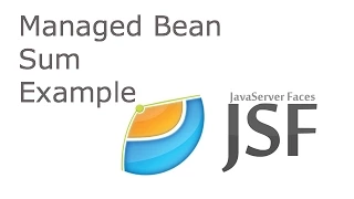 Managed Bean Sum Example