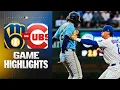 Brewers vs Cubs Game Highlights 26 MLB Highlights