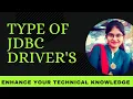 JDBC interview question-Type of jdbc driver
