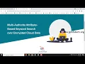 Multi-Authority Attribute-Based Keyword Search over Encrypted Cloud Data Java Final Year Project