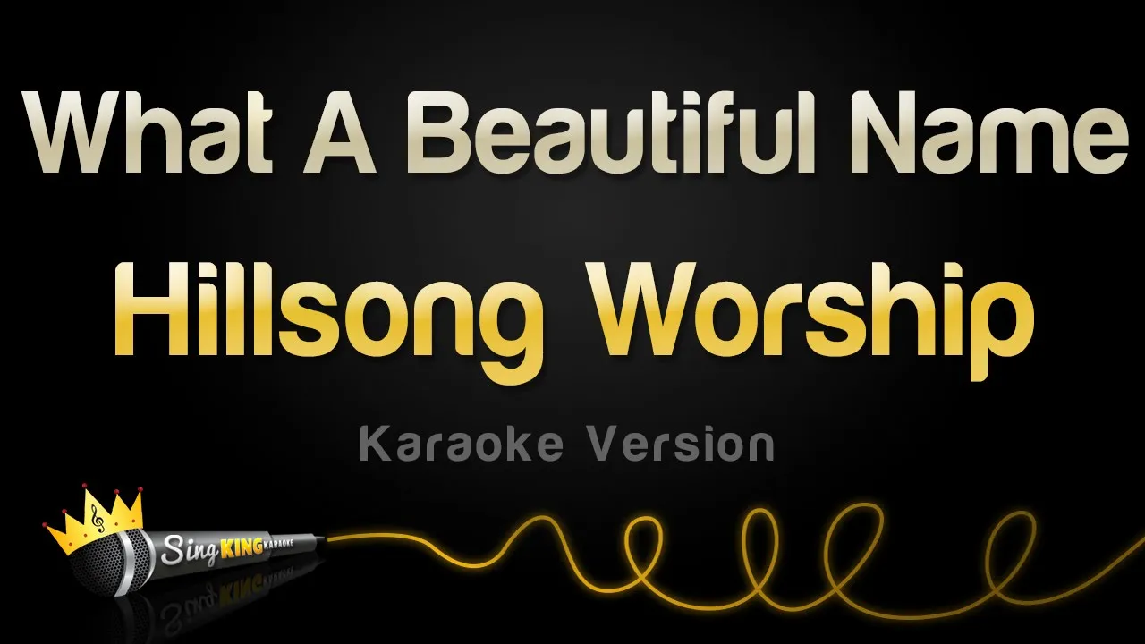 Hillsong Worship - What A Beautiful Name (Karaoke Version)