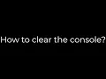 Java How to clear the console 5solution
