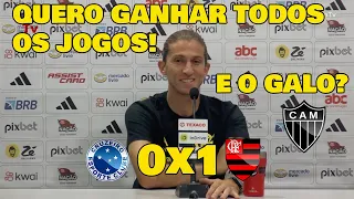 MAIS UMA AULA DE FILIPE LUÍS! CRUZEIRO 0x1 FLAMENGO - OLHA O QUE ELE FALOU DE DINIZ...
